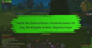 Battle.Net Balansinlösen: Använda balans för köp, Berättigade artiklar, Begränsningar