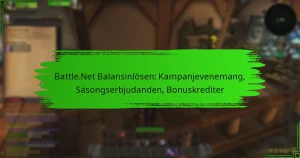 Battle.Net Balansinlösen: Kampanjevenemang, Säsongserbjudanden, Bonuskrediter