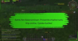 Battle.Net Balansinlösen: Presentkortsalternativ, Köp online, Fysiska butiker