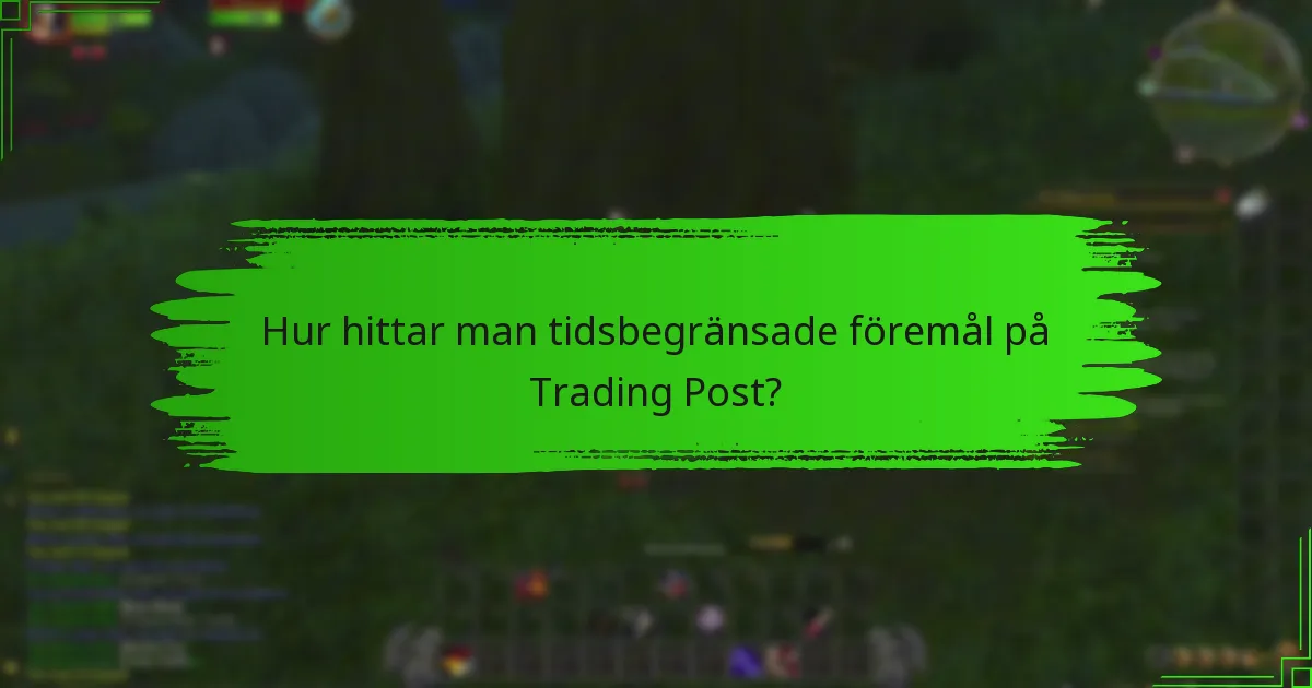 Vilka kampanjhändelser är kopplade till Trading Post?